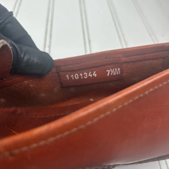 Gucci Menโs Size 7.5 Brown Leather Horsebit Loafers Slip On Dress Shoes Italy - Picture 9 of 9